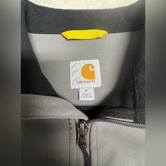 Carhartt Crowley Gray Softshell Jacket Size XL - Picture 8 of 9
